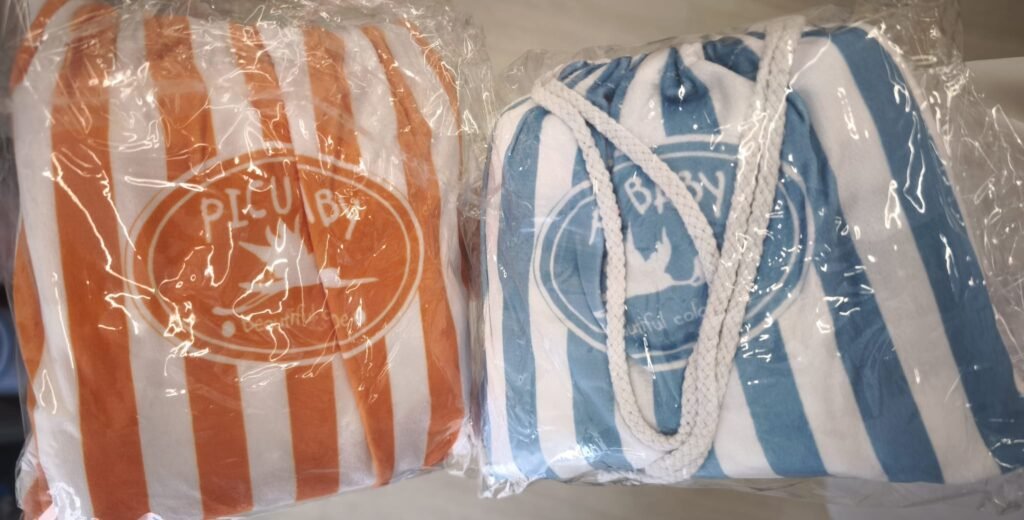 Toalla y bolsa picu baby de regalo