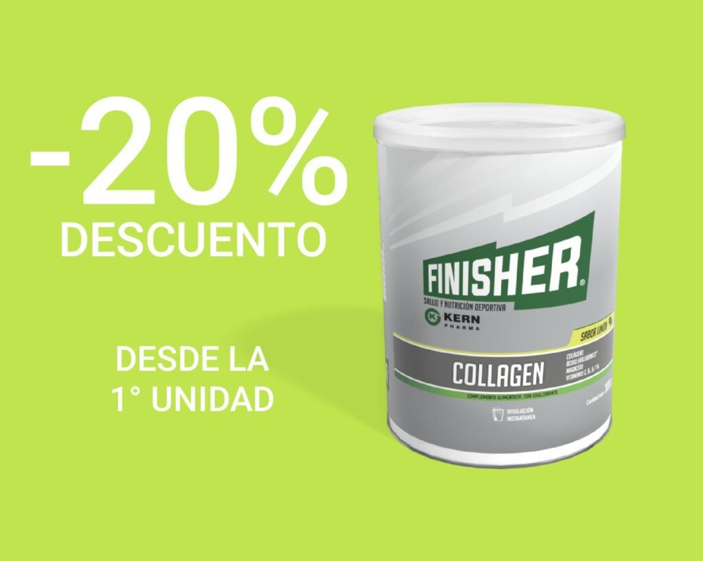 -20% descuento en colageno Finisher