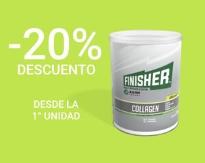 -20% descuento en colageno Finisher