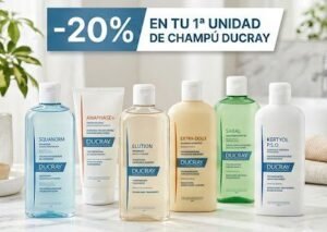 Descuento en Champu Ducray (Caida y Caspa)